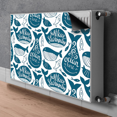 Cobertura magnética para radiador Baleias