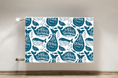 Cobertura magnética para radiador Baleias