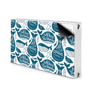 Cobertura magnética para radiador Baleias