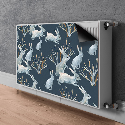 Cobertura magnética para radiador Coelhos Brancos