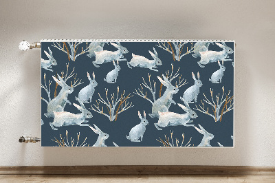 Cobertura magnética para radiador Coelhos Brancos