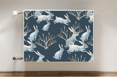 Cobertura magnética para radiador Coelhos Brancos