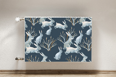 Cobertura magnética para radiador Coelhos Brancos