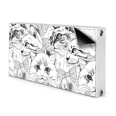 Capa magnética para radiador Gatos esboçados