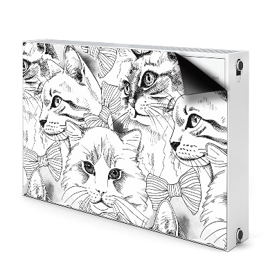 Capa magnética para radiador Gatos esboçados