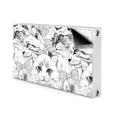 Capa magnética para radiador Gatos esboçados