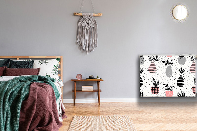 Capa magnética para radiador Flores em vasos