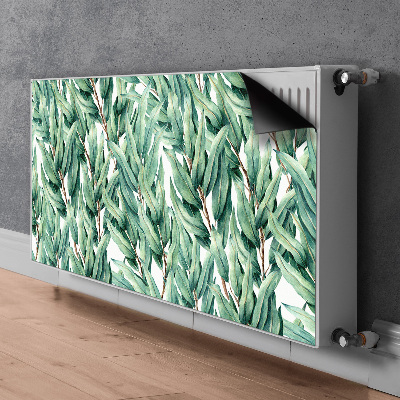 Cobertura magnética para radiador Folhas pintadas