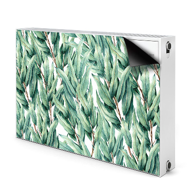 Cobertura magnética para radiador Folhas pintadas