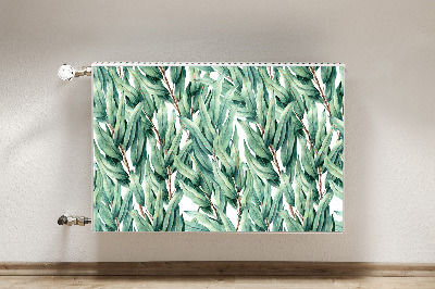 Cobertura magnética para radiador Folhas pintadas