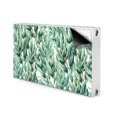 Cobertura magnética para radiador Folhas pintadas