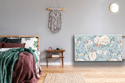 Capa magnética para radiador Flores estilo vintage