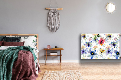 Capa magnética para radiador Flores silvestres