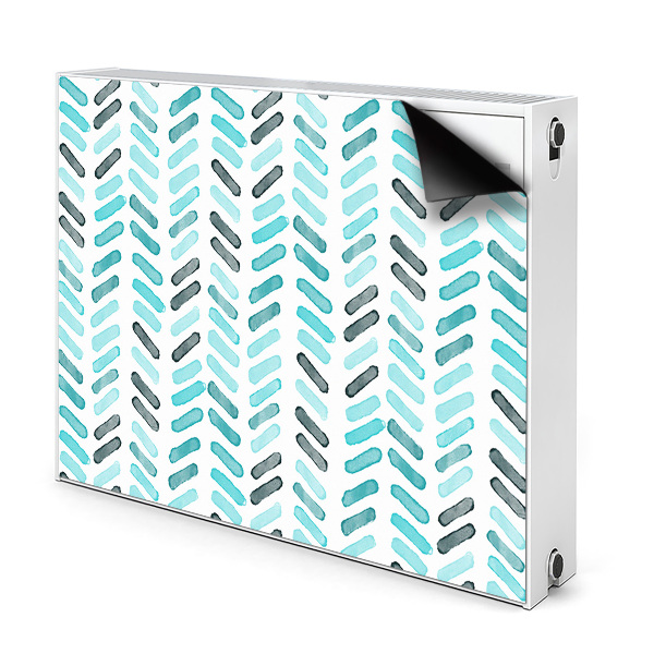 Capa magnética para radiador espinha de peixe aquarela