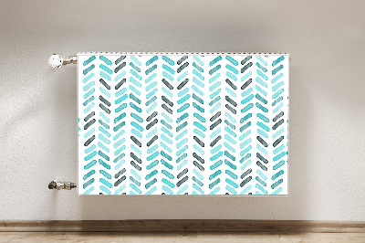 Capa magnética para radiador espinha de peixe aquarela