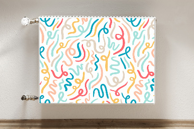 Cobertura magnética para radiador Caligrafia