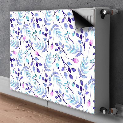 Cobertura magnética para radiador Galhos roxos