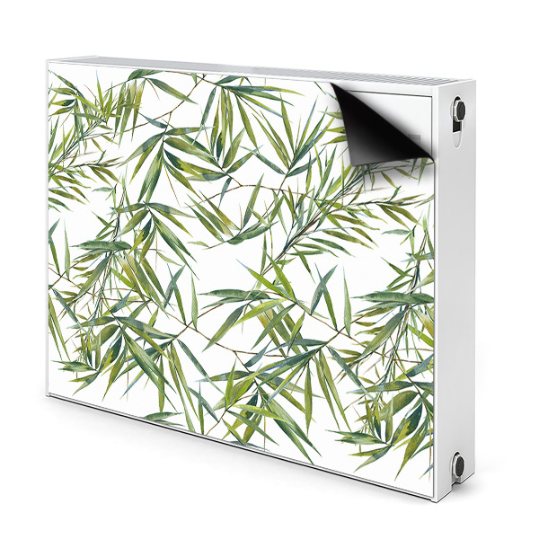 Capa magnética para radiador Folhas exóticas