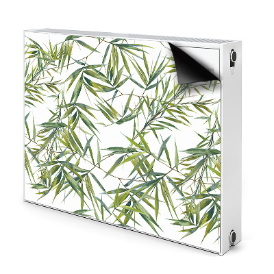 Capa magnética para radiador Folhas exóticas