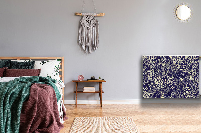 Cobertura magnética para radiador Padrão azul