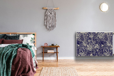 Cobertura magnética para radiador Padrão azul