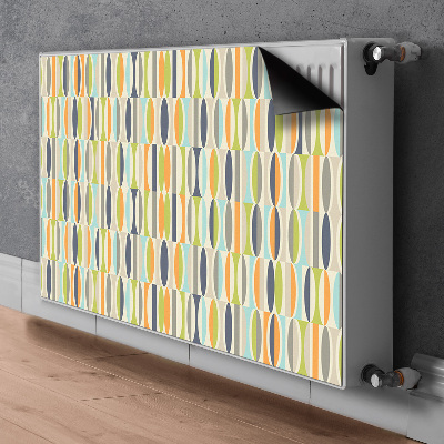 Cobertura magnética para radiador Padrão retrô