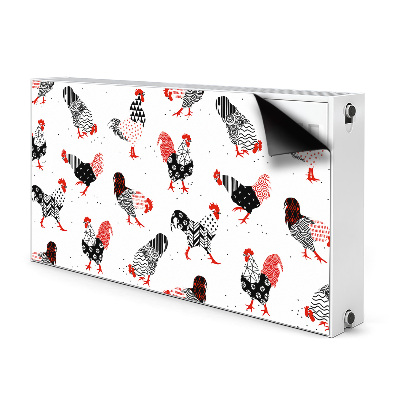 Capa magnética para radiador Geometria do galo