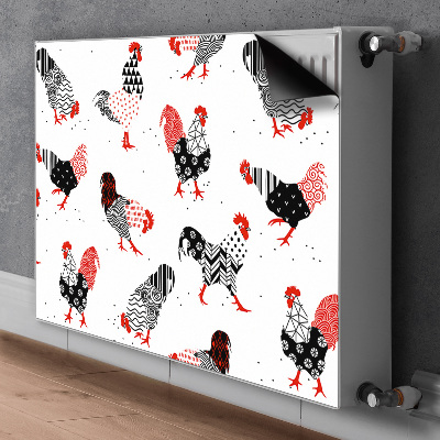 Capa magnética para radiador Geometria do galo