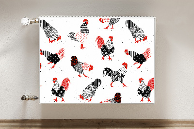 Capa magnética para radiador Geometria do galo