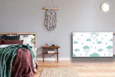 Cobertura magnética para radiador Nuvens de chuva