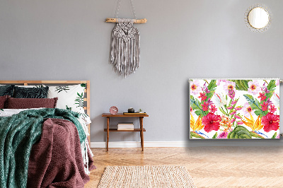 Cobertura magnética para radiador Hibisco exótico