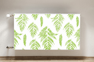 Cobertura magnética para radiador pegadas de samambaia