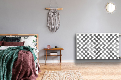 Capa magnética para radiador Rodas cinza e brancas