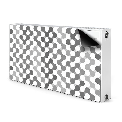 Capa magnética para radiador Rodas cinza e brancas