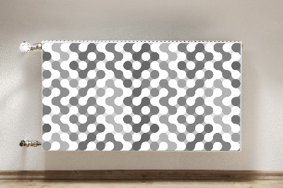 Capa magnética para radiador Rodas cinza e brancas