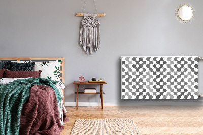 Capa magnética para radiador Rodas cinza e brancas