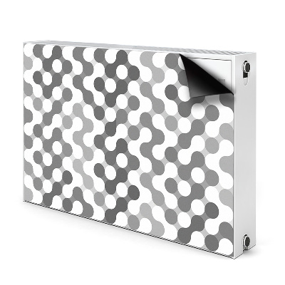 Capa magnética para radiador Rodas cinza e brancas