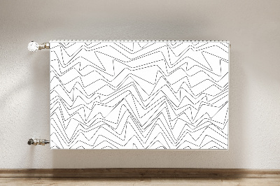 Capa magnética para radiador Linhas irregulares