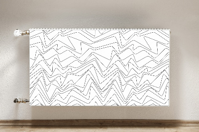 Capa magnética para radiador Linhas irregulares