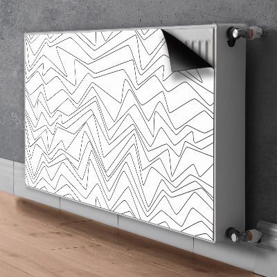Capa magnética para radiador Linhas irregulares