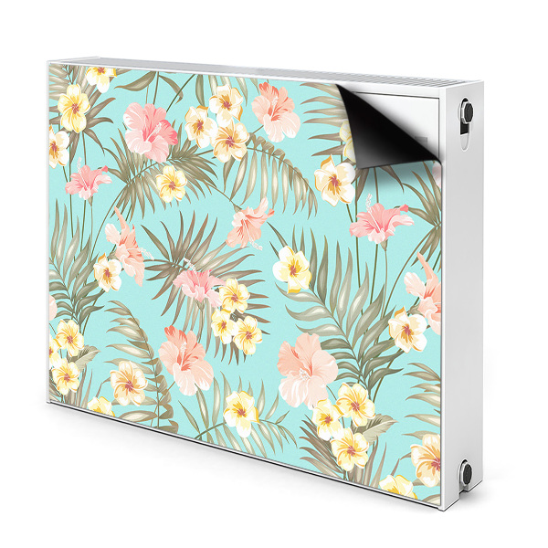 Cobertura magnética para radiador Flores em tons pastel