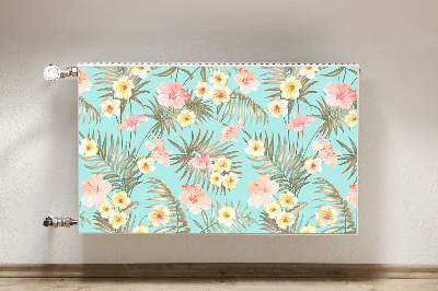 Cobertura magnética para radiador Flores em tons pastel