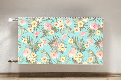 Cobertura magnética para radiador Flores em tons pastel