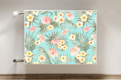 Cobertura magnética para radiador Flores em tons pastel