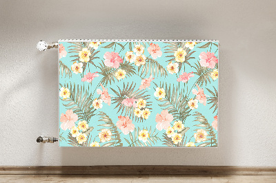 Cobertura magnética para radiador Flores em tons pastel