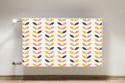 Cobertura magnética para radiador Galhos e folhas