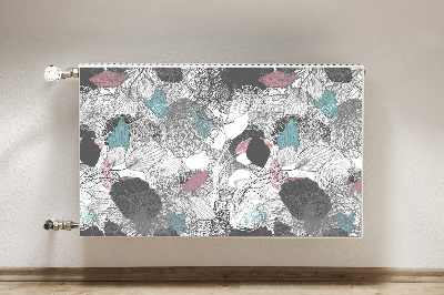 Cobertura magnética para radiador Padrão floral