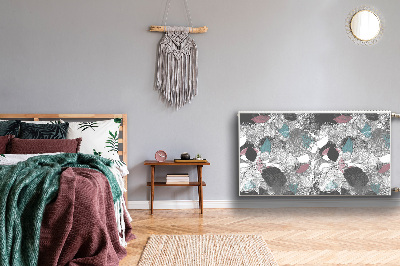 Cobertura magnética para radiador Padrão floral