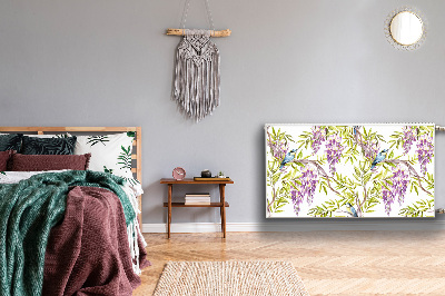 Cobertura magnética para radiador Pássaros em um galho