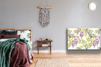 Cobertura magnética para radiador Pássaros em um galho